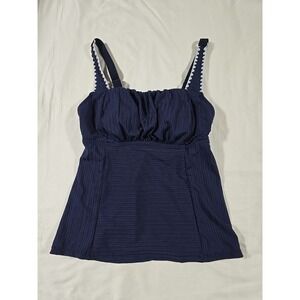 Tankini Navy Swimsuit‎ Top For Women Size Small
